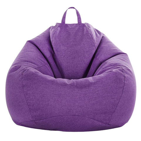 GOMINIMO Bean Bag Chair Cover Without Bean Filling 100x120cm (Purple) GO-BBCC-103-XXY