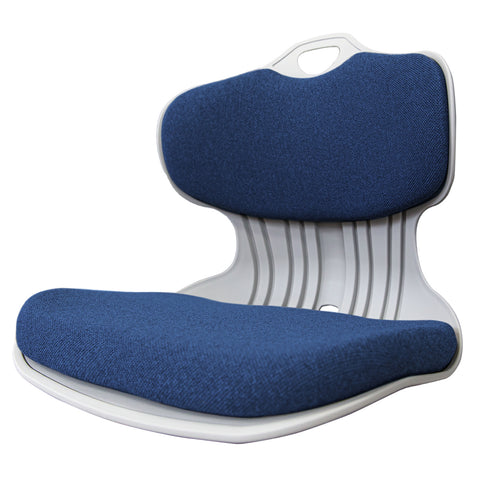 Samgong Blue Slender Chair Posture Correction Seat Floor Lounge Stackable